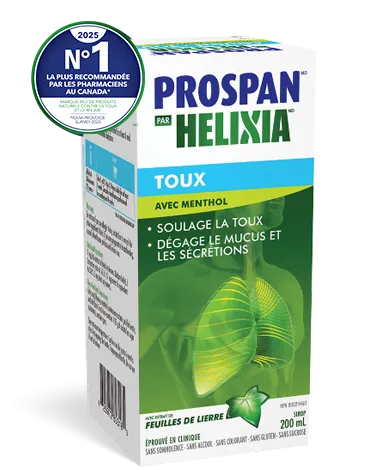 ProspanMD par HelixiaMD avec menthol